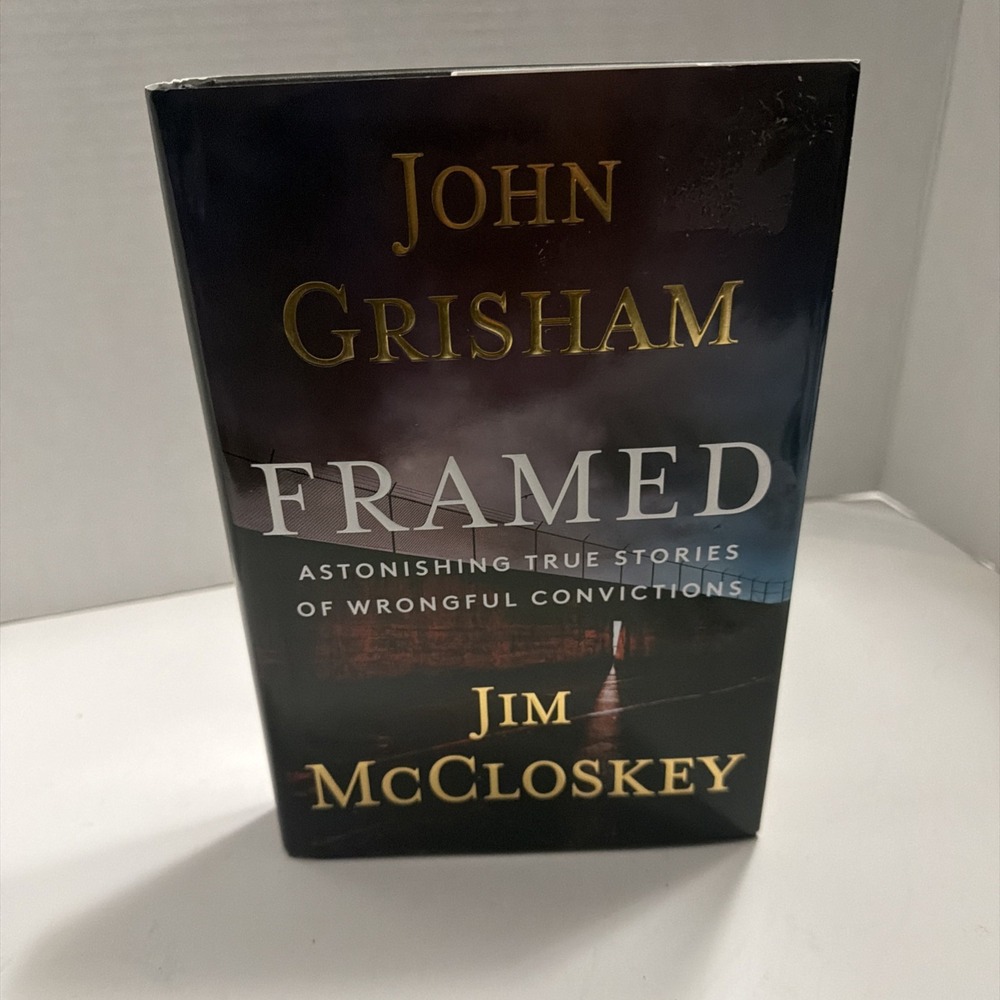 Framed John Grisham Jim McCloskey Hardcover First Edition True Crime 2024 - Picture 5 of 10